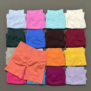 Women Fitness Workout High Waist Lift Butt Fitness Shorts