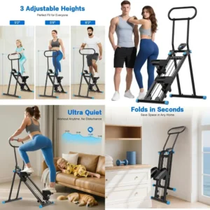 6-Level Adjustable Cardio Climber