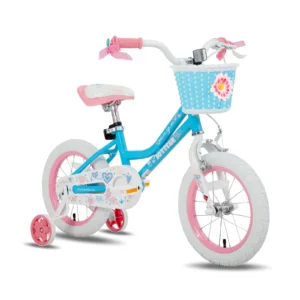 US warehouse Colorful Girls Bike with Basket & Training Wheels