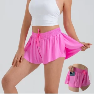 2 in 1 Flowy Sports Shorts